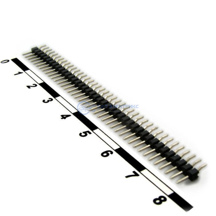 Гнездо для плат PLS2 1x40ST pitch 2.00 mm фото Гнездо для плат PLS2 1x40ST pitch 2.00 mm