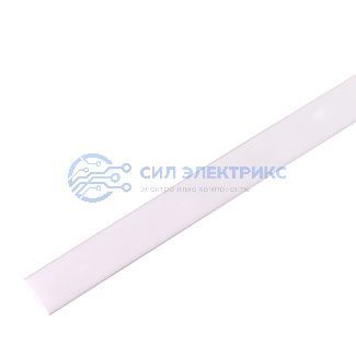 фото Трубка термоусаживаемая ТУТ 6,0/3,0мм, белая, упаковка 50 шт. по 1м, PROconnect