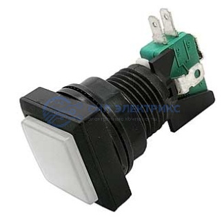 фото Кнопка GMSI-5B-S no(nc)+nc(no) white, белая подсветка, 5 контактных положений, кнопка с нормальным/обратным контактом, 50 мм