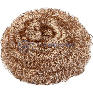 фото Металлическая губка-стружка ST-CU-SPONGE-20G, омеднённая сталь, 20г