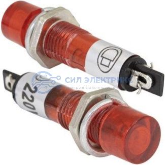 фото Лампочка неоновая в корпусе N-814-R 220V