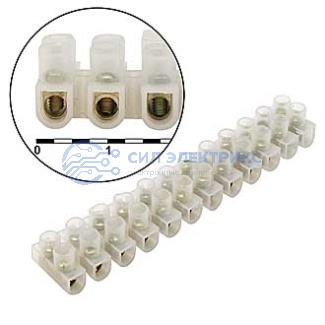 фото Колодка клеммная PA12-3A-4mm U-Type