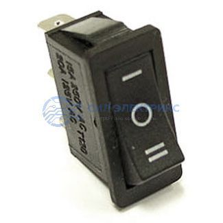 фото Клавишный переключатель RS-103-16C, on-off-on, номинальное напряжение 250 В, ток 6 А