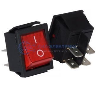 Клавишный переключатель IRS-201-1C, on-off, номинальное напряжение 250 В, ток 15 А фото Клавишный переключатель IRS-201-1C, on-off, номинальное напряжение 250 В, ток 15 А