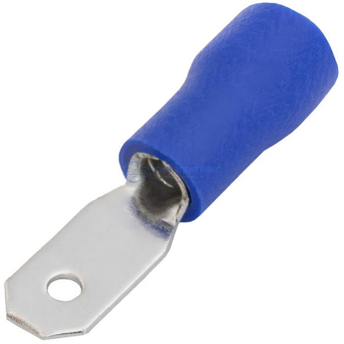 Клемма ножевая изолированная MDD2-187 blue фото Клемма ножевая изолированная MDD2-187 blue