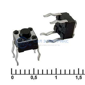 фото Тактовая кнопка IT-1109 (4.5x4.5x3.8)