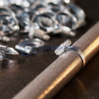 фото Хомут червячный 20-32-0,7 мм, (упак. 50 шт) REXANT