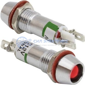 Светодиодный индикатор (лампа) L-615-R 12v (8mm) фото Светодиодный индикатор (лампа) L-615-R 12v (8mm)