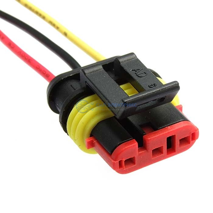 Разъём авт. соединитель DJ7031-1.5-21 (18AWG 200mm) фото Разъём авт. соединитель DJ7031-1.5-21 (18AWG 200mm)