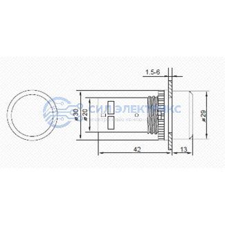 Кнопка EB22 возвратная зеленая NO+NC 300 В фото Кнопка EB22 возвратная зеленая NO+NC 300 В