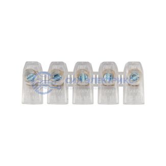 фото Концевой зажим винтовой изолированный КЗВИ 1,5 мм² (5х1) (20 шт./уп.) REXANT