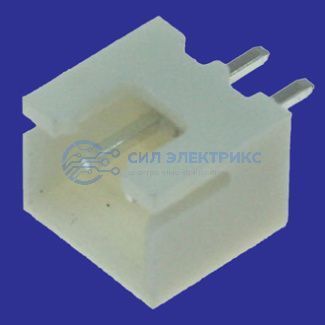 фото Разъем питания низковольтный W-02 шаг 2.54mm, 2 контакта