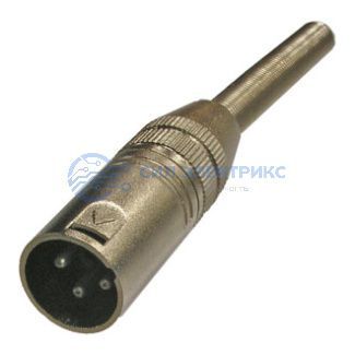 фото Разъём микрофонный XLR TD-366, вилка 3-х полюсное