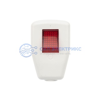 фото Вилка угловая с/з с кнопкой белая 16 А PROCONNECT