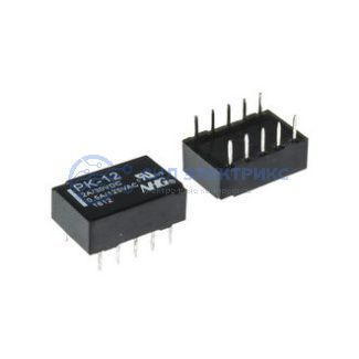 фото Реле P-K-12V, 12VDC, 10A, тип контактов: переключающий (SPDT), сила удержания: 90 г, рабочая температура: -40°C до +85°C