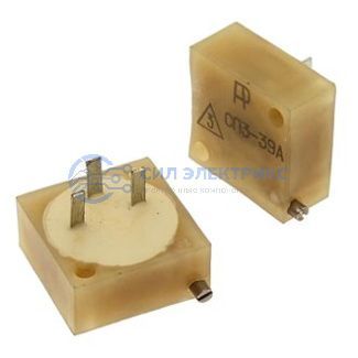 фото Резистор подстроечный СП3-39А, 100 кОм, однооборотный, корпус THT