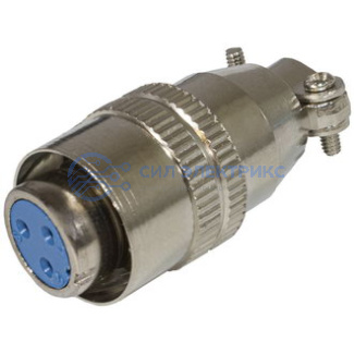 Разъем быстроразъемный XS9-3(Zn) cable jack, 3-х контактый фото Разъем быстроразъемный XS9-3(Zn) cable jack, 3-х контактый