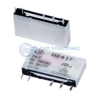 фото Реле HF41F/24-Z, 24VDC, 3A, тип контактов: нормально открытый (NO), сила удержания: 80 г, рабочая температура: -40°C до +85°C
