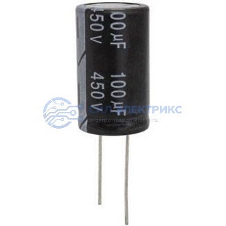 100 UF 450V 105*C 18*30 (JWCO) фото 100 UF 450V 105*C 18*30 (JWCO)