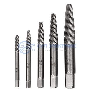 Набор экстракторов для шурупов № 1 Kranz фото Набор экстракторов для шурупов № 1 Kranz