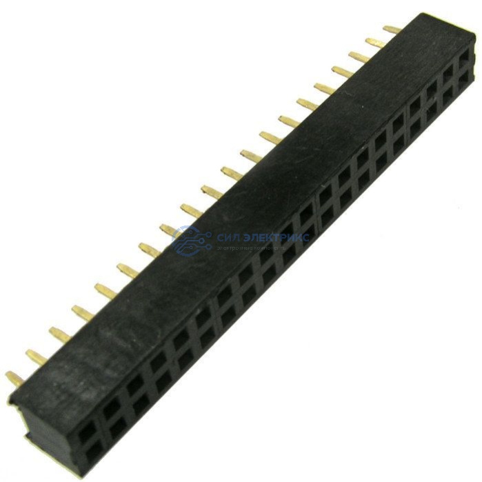 Гнездо для плат PBD2-40 (PBD2-2x20) 2.00 mm фото Гнездо для плат PBD2-40 (PBD2-2x20) 2.00 mm