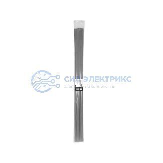 фото Трубка термоусаживаемая ТУТ нг 10,0/5,0мм, серая, упаковка 50 шт. по 1м REXANT