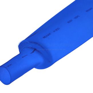 фото Трубка термоусаживаемая ТУТ нг 50,0/25,0мм, синяя, упаковка 10 шт. по 1м REXANT