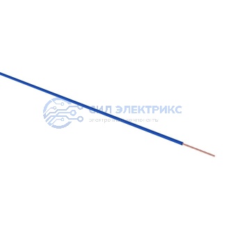 Провод ПГВА REXANT 1х1.50 мм², синий, бухта 100 м фото Провод ПГВА REXANT 1х1.50 мм², синий, бухта 100 м
