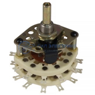 фото Переключатель ПГК‑3П6Н‑6, 3 позиции, номинальное напряжение 250 В, ток 6 А