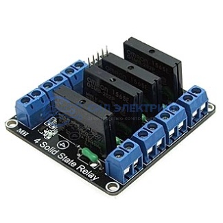 фото 4-CH 5V Solid-state Relay(Red)
