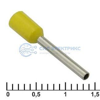 фото Наконечник на кабель DN00712 yellow (1.2x12mm)