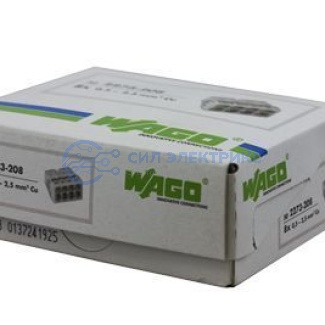 фото 2273-208 Экспресс-клемма 8-проводная до 2,5 мм², (50 шт./уп.) WAGO
