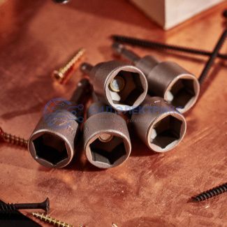 Ключ-насадка 17х65 мм, 1/4" магнитная (упак. 5 шт.) Kranz фото Ключ-насадка 17х65 мм, 1/4" магнитная (упак. 5 шт.) Kranz