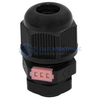 фото Кабельный ввод с вентиляцией PG7 (4-8) vent black