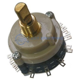 фото Галетный переключатель RCL371-2-4-6, 6 позиций, номинальное напряжение 250 В, ток 10 А