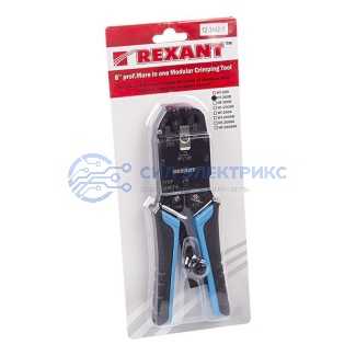 Кримпер REXANT HT-200R ТАЙВАНЬ для обжима 10P10C, 8P8C, 6P6C, 4P4C фото Кримпер REXANT HT-200R ТАЙВАНЬ для обжима 10P10C, 8P8C, 6P6C, 4P4C