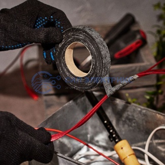 фото Изолента х/б 15х0,35 мм (ролик 10 м/100 г) (1-ПОЛ) REXANT