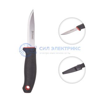 Нож строительный нержавеющая сталь лезвие 95мм REXANT фото Нож строительный нержавеющая сталь лезвие 95мм REXANT