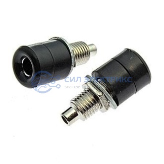 Штекер (гнездо, клемма) Z031 4mm Socket BLACK фото Штекер (гнездо, клемма) Z031 4mm Socket BLACK