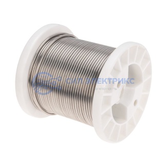 фото Припой ПОСу 95-5, 500г, Ø2мм, (олово 95%, сурьма 5%), бессвинцовый, ГОСТ 21931-76, катушка REXANT