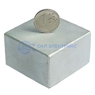 Магнит B 50x50x30 N35 фото Магнит B 50x50x30 N35