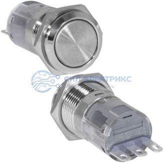 Кнопка антивандальная LAS2GQF-11/N on-(on) фото Кнопка антивандальная LAS2GQF-11/N on-(on)