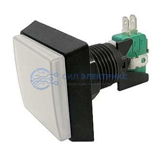 фото Кнопка GMSI-2B-S no(nc)+nc(no) white 50mm, 50 мм, белая подсветка, 2 контактных положения, кнопка с нормальным/обратным контактом