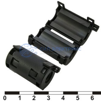фото Фильтр ферритовый на провод ZCAT2032-0930-BK (black)