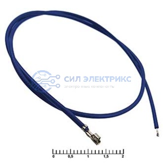 Разъем питания низковольтный HB 2,00 mm AWG26 0,3m blue фото Разъем питания низковольтный HB 2,00 mm AWG26 0,3m blue