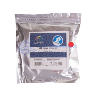 фото LED лента 5м открытая, 8 мм, IP23, SMD 2835, 60 LED/m, 12 V, цвет свечения красный LAMPER