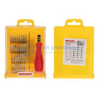 фото Набор отверток для точных работ 32 предмета REXANT