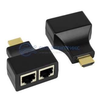 HDMI удлинитель по витой паре RJ-45(8P-8C) до 30м (1080p) REXANT фото HDMI удлинитель по витой паре RJ-45(8P-8C) до 30м (1080p) REXANT