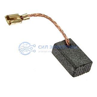 фото Графитовая щетка для электродвигателя brush 5.5x8.5x13.5 wire