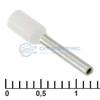 фото Наконечник на кабель DN00710 white (1.2x10mm)